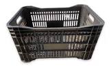 CAIXA PLASTICA MERCADO 55X36 PRETA